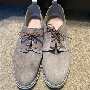 Grey Men's Suede Shoes 13